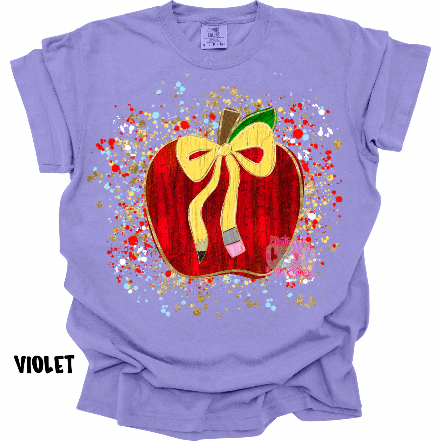 APPLE FAUX TEXTURED SPLATTER PREORDER