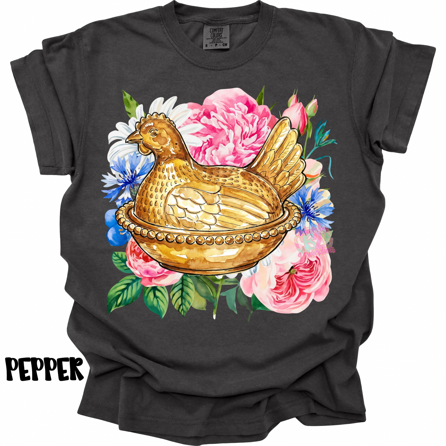 GOLD HON WITH FLOWERS PREORDER
