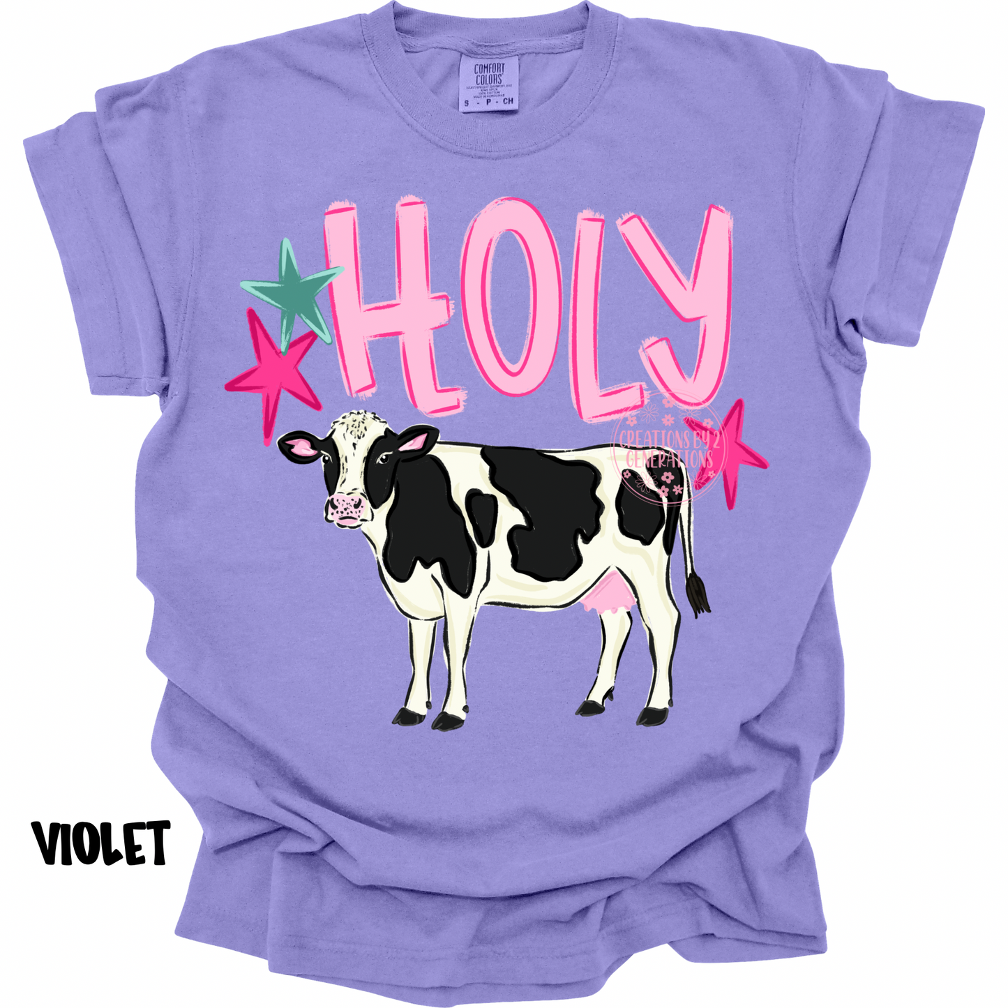 HOLY COW BLACK/WHITE WITH STARS PREORDER