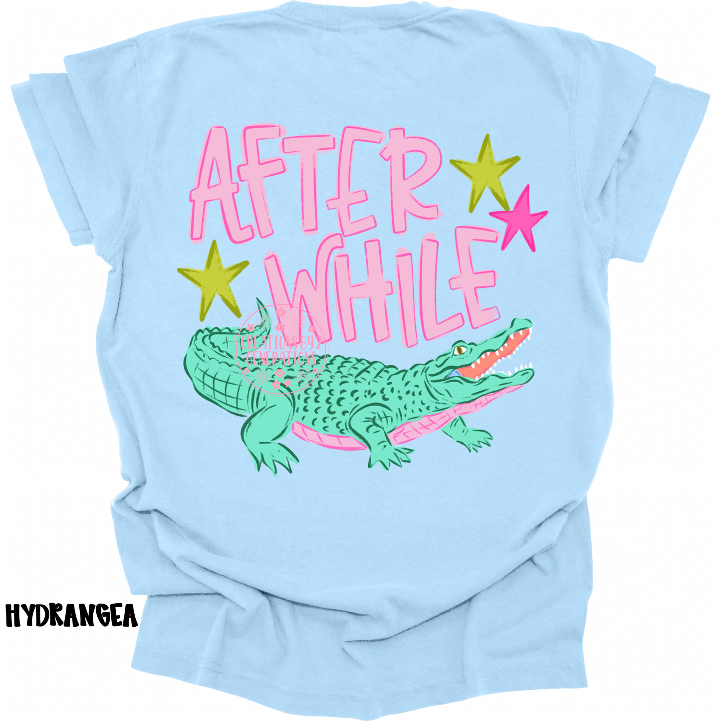 LATER GATOR (FRONT DESIGN) AFTER WHILE CROCODILE (BACK DESIGN) PINK PREORDER