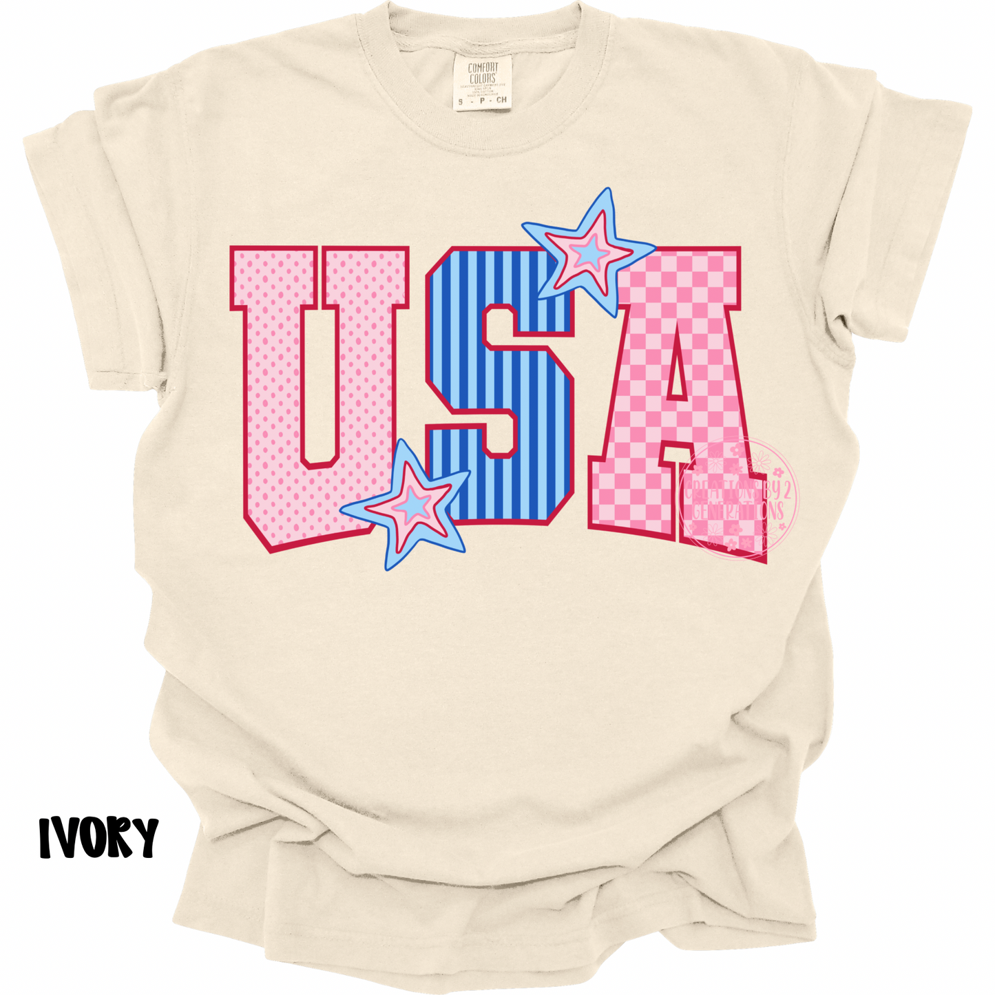 USA PINK/RED/BLUE WITH STARS PREORDER