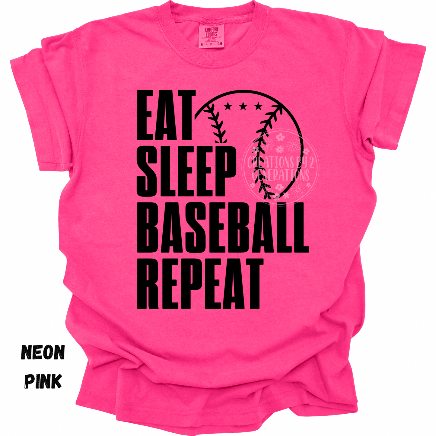 EAT SLEEP BASEBALL REPEAT PREORDER