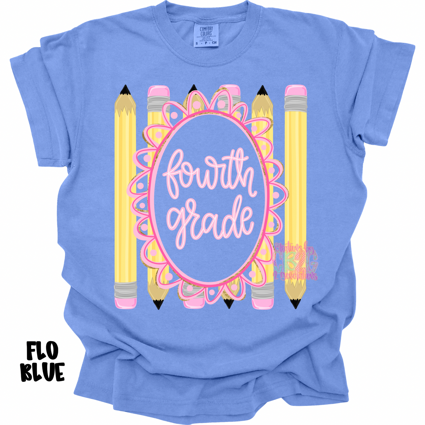 FOURTH GRADE WITH FRAME & PENCILS PREORDER (YOUTH)