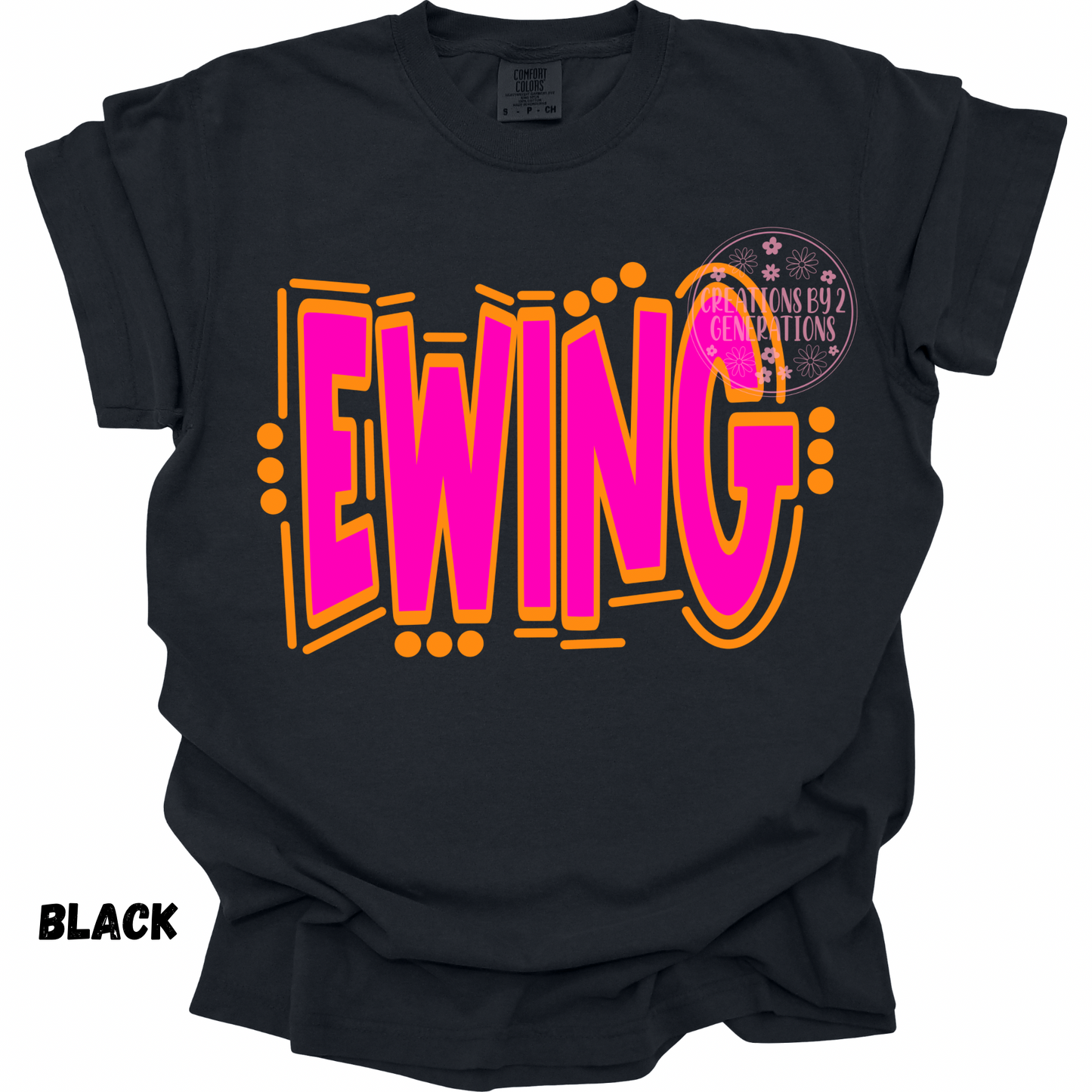 EWING PINK & ORANGE DOODLE PREORDER