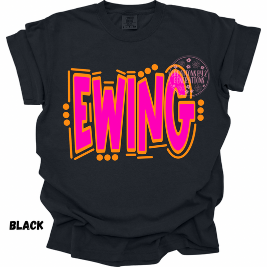 EWING PINK & ORANGE DOODLE PREORDER (YOUTH)