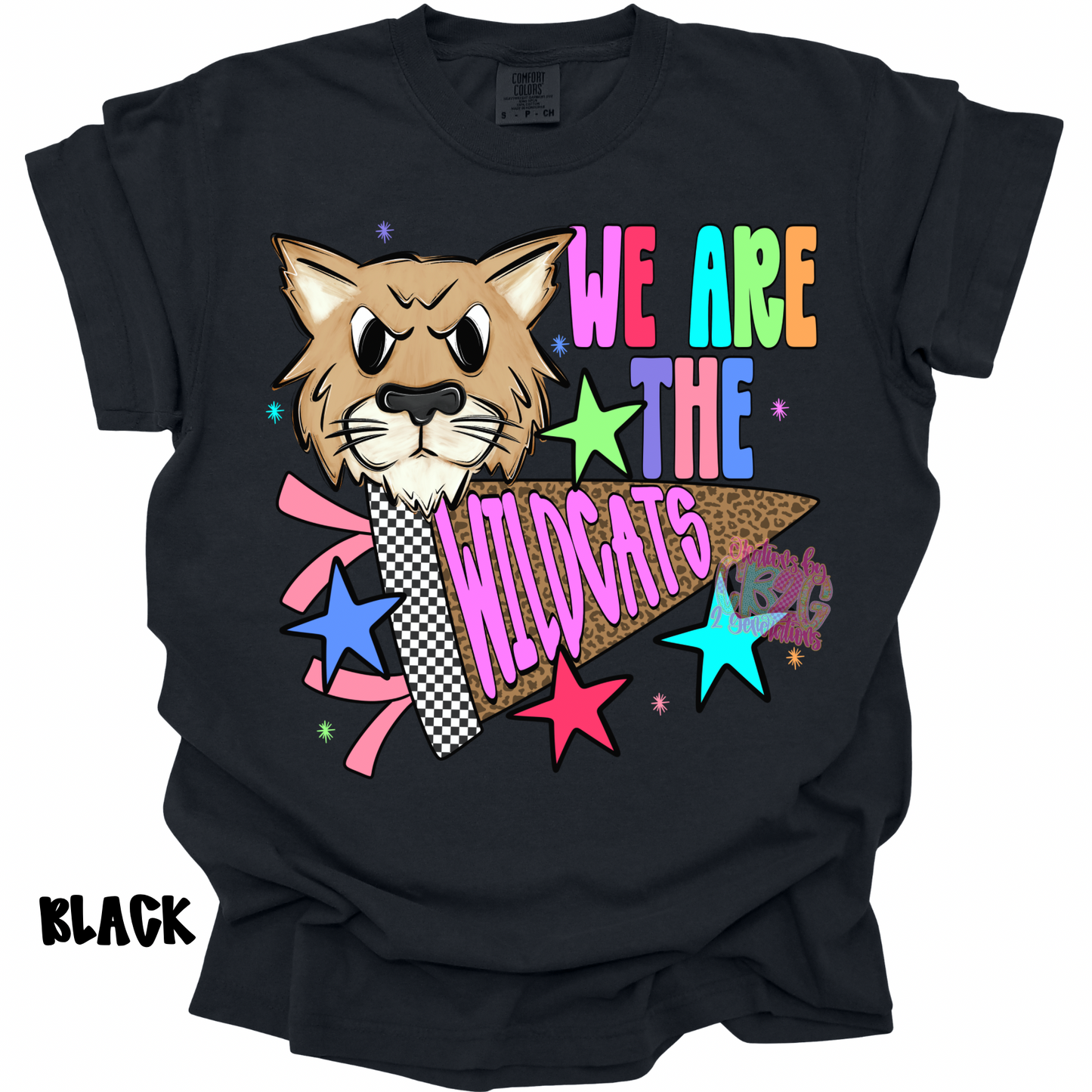 WE ARE THE WILDCATS COLORFUL WITH BANNER PREORDER