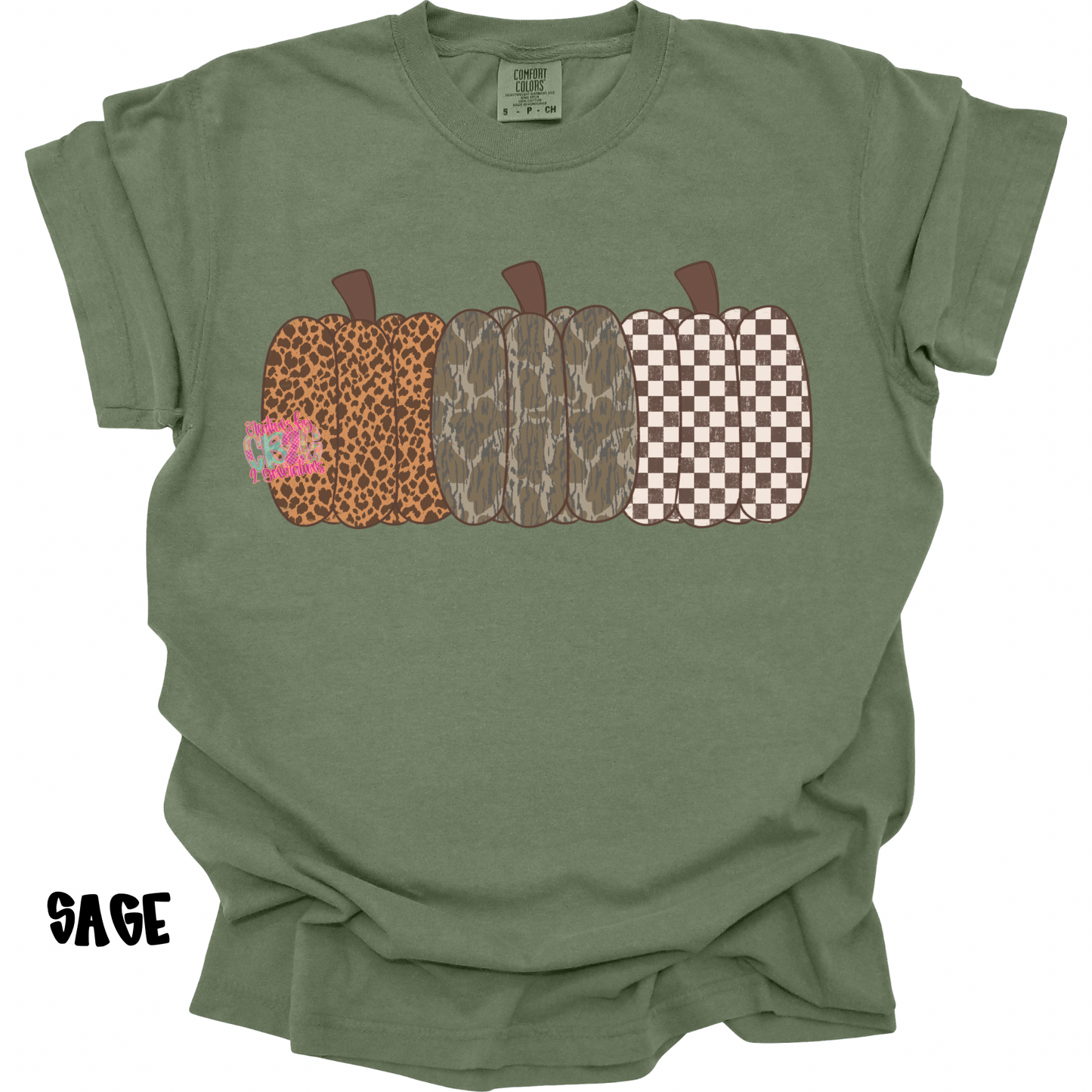 3 PATTERNED PUMPKINS CAMO/CHECKERED PREORDER