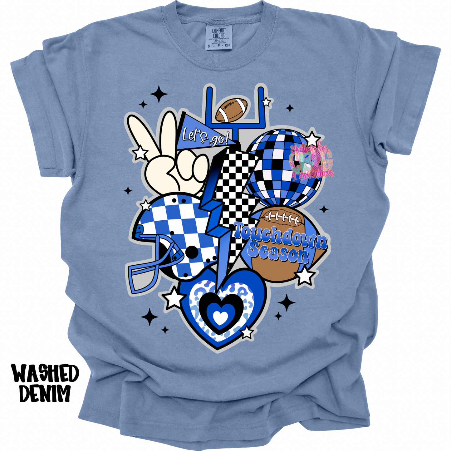 TOUCHDOWN SEASON BLUE & WHITE PREORDER