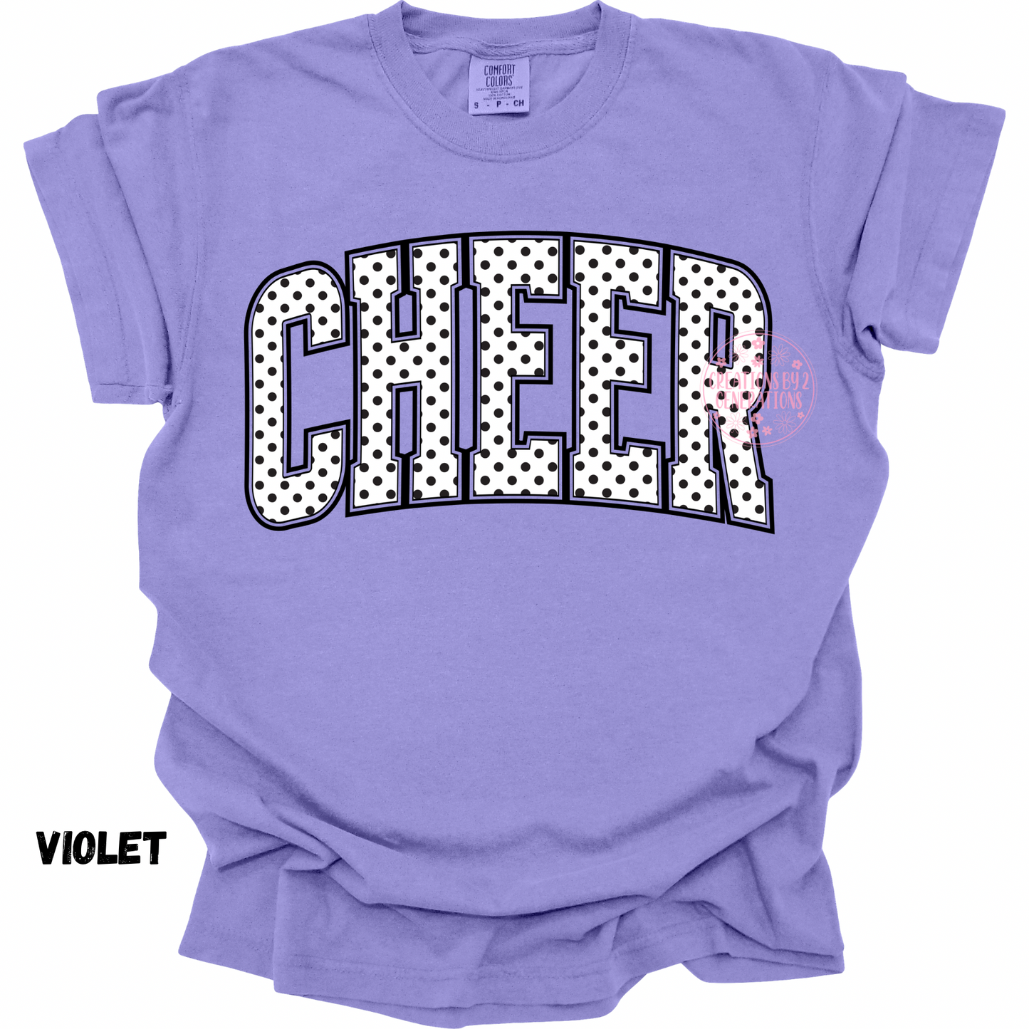 CHEER WHITE WITH BLACK DOTS PREORDER
