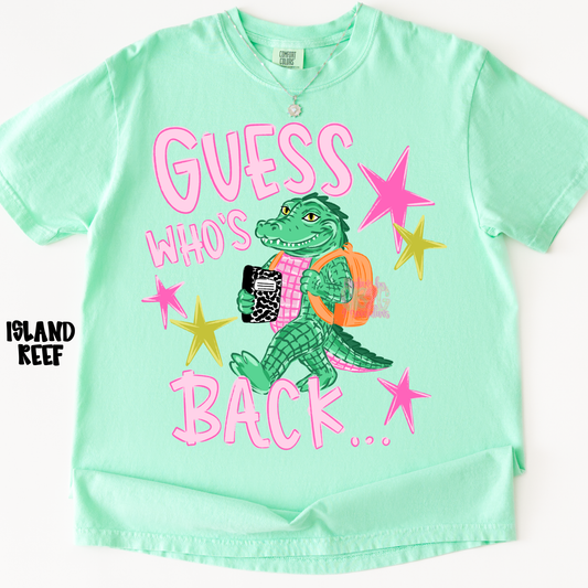 GUESS WHO’S BACK (FRONT) BACK AGAIN! (BACK) PINK/GREEN PREORDER (YOUTH)