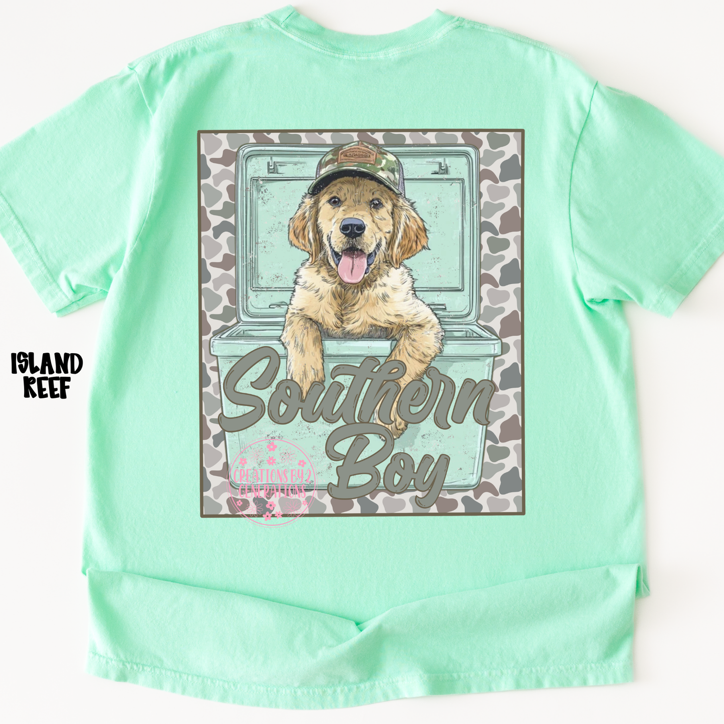 SOUTHERN BOY DOG IN COOLER WITH FRONT POCKET DESIGN PREORDER (YOUTH)