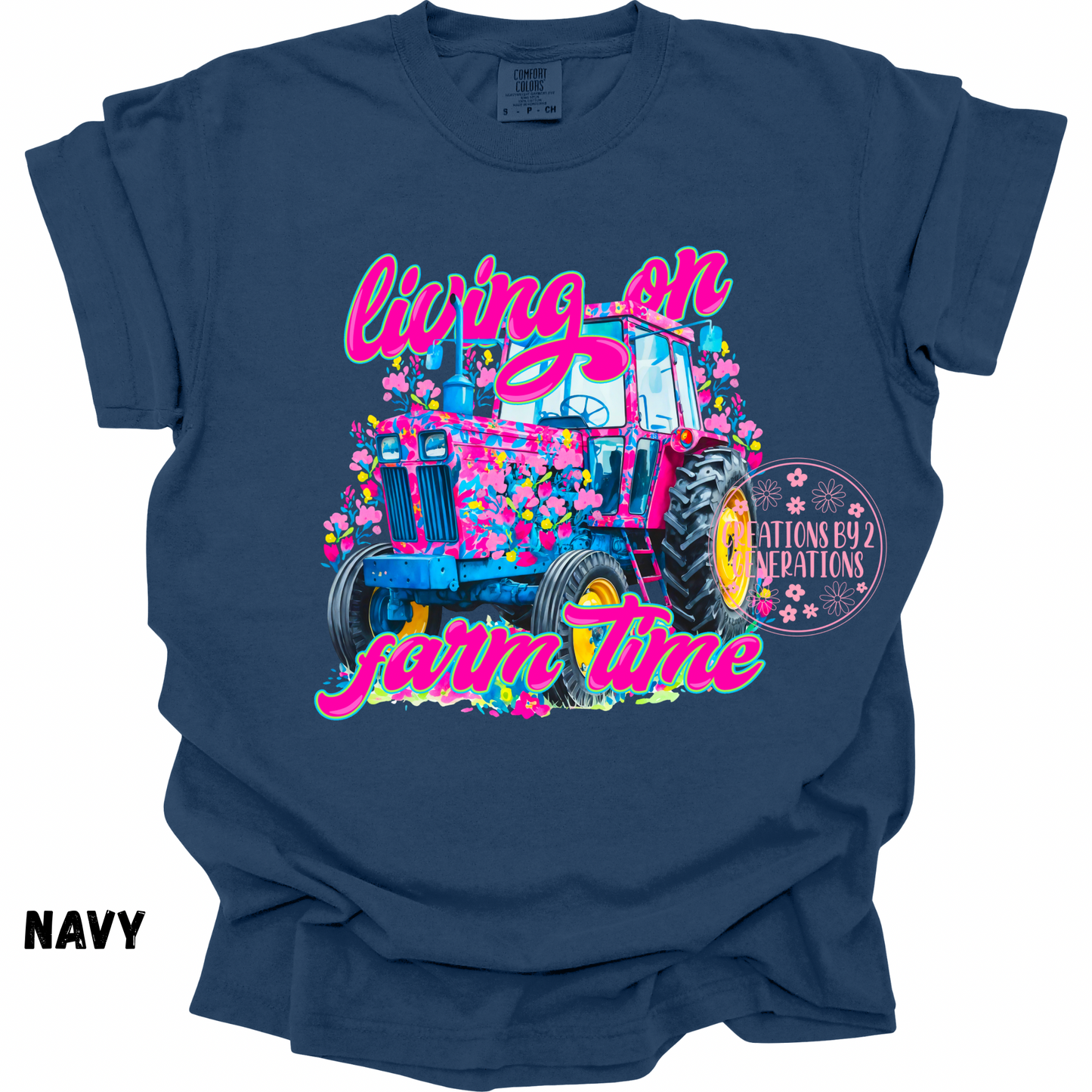 LIVING ON FARM TIME PRINT