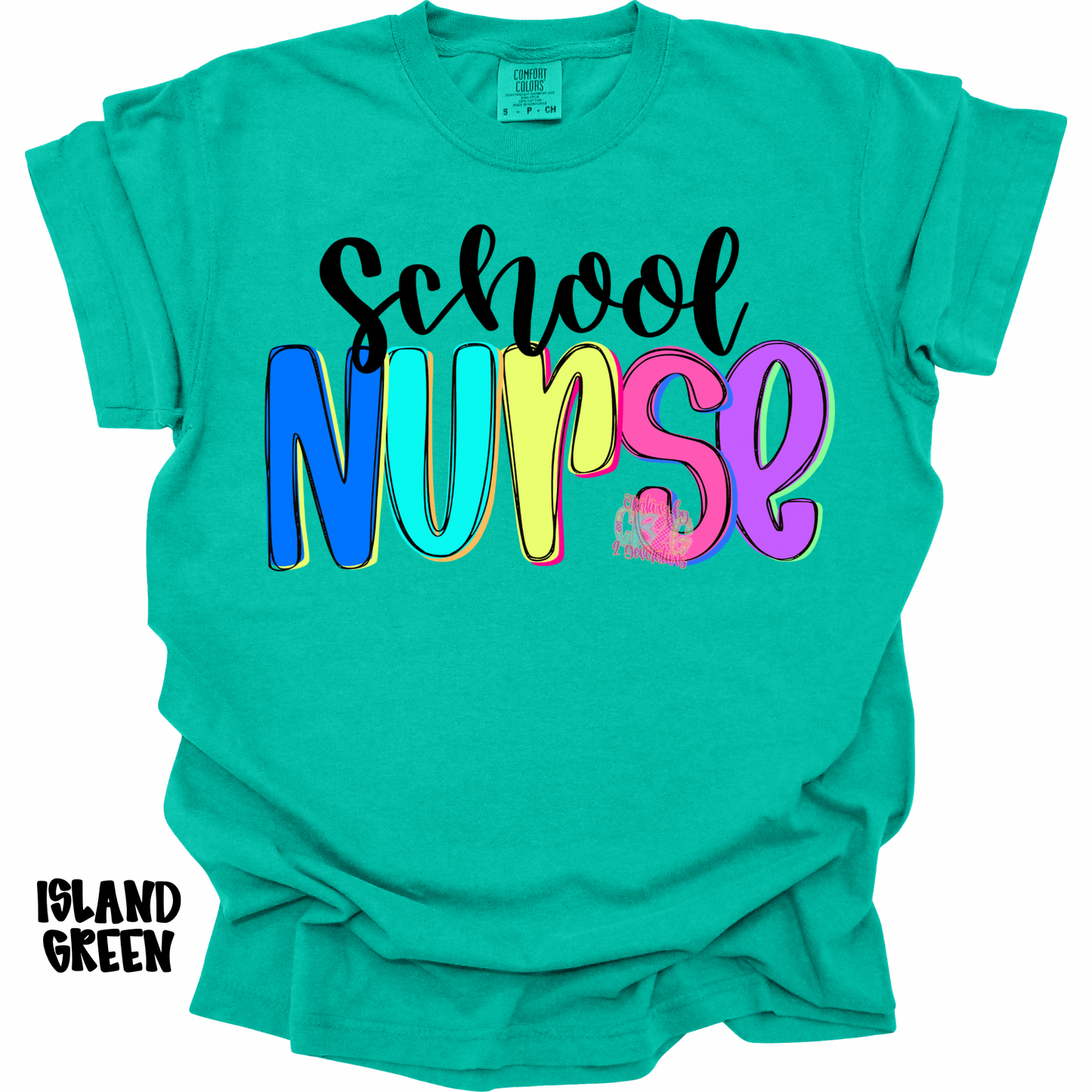 SCHOOL NURSE NEON COLORFUL PREORDER