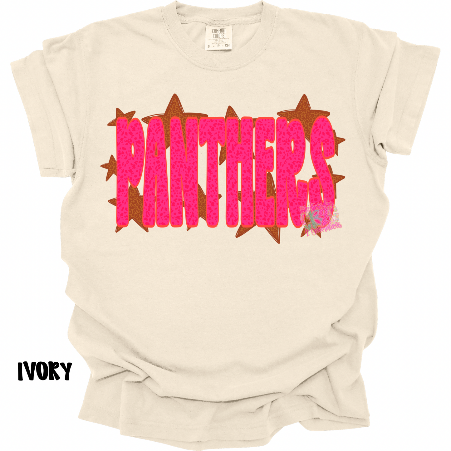 PANTHERS PINK WITH LEOPARD STARS PREORDERS