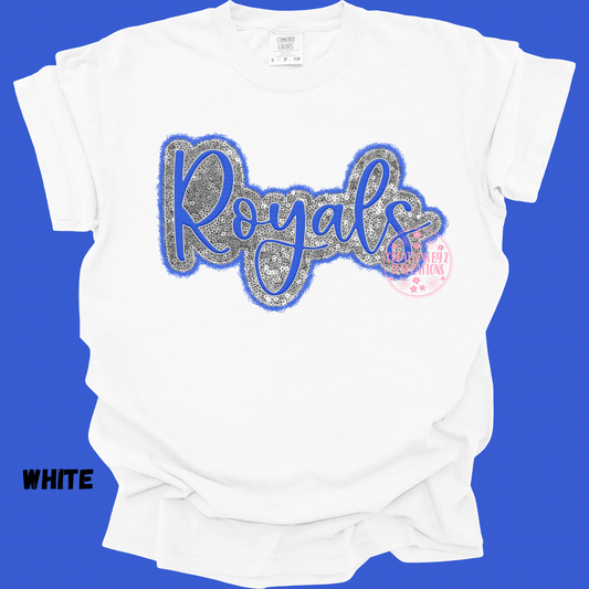 ROYALS CURSIVE FAUX SEQUINS PREORDER (YOUTH)