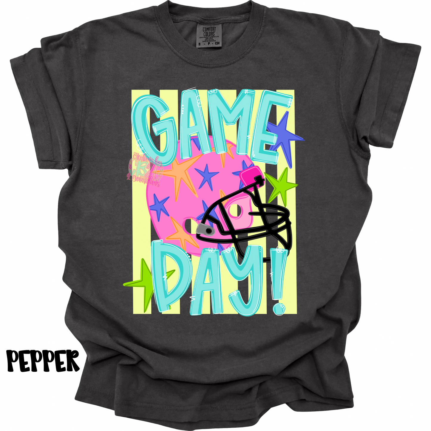 GAME DAY PINK HELMET WITH STRIPES COLORFUL PREORDER