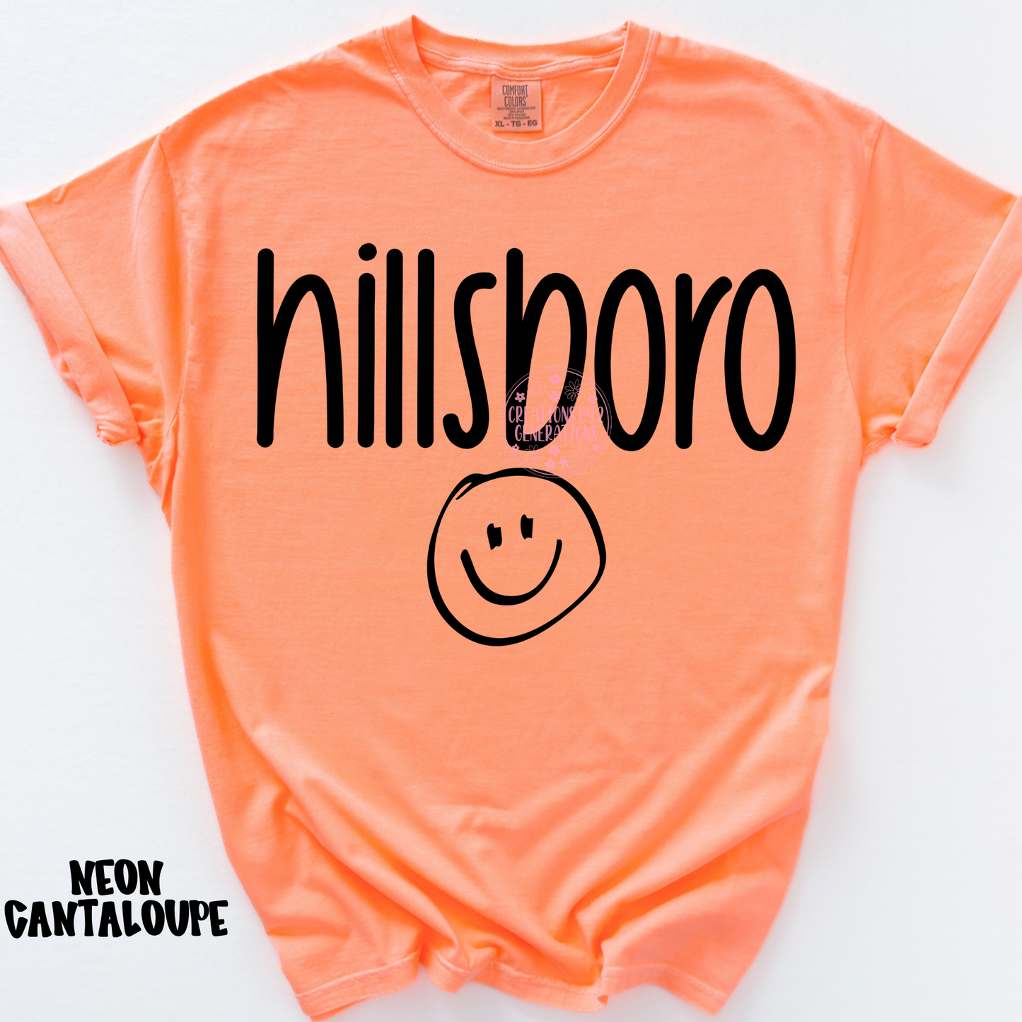 HILLSBORO WITH SMILEY FACE BLACK PREORDER