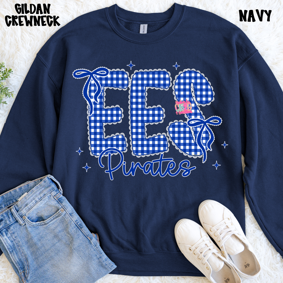 EES PIRATES BLUE/WHITE SWEATSHIRT PREORDER