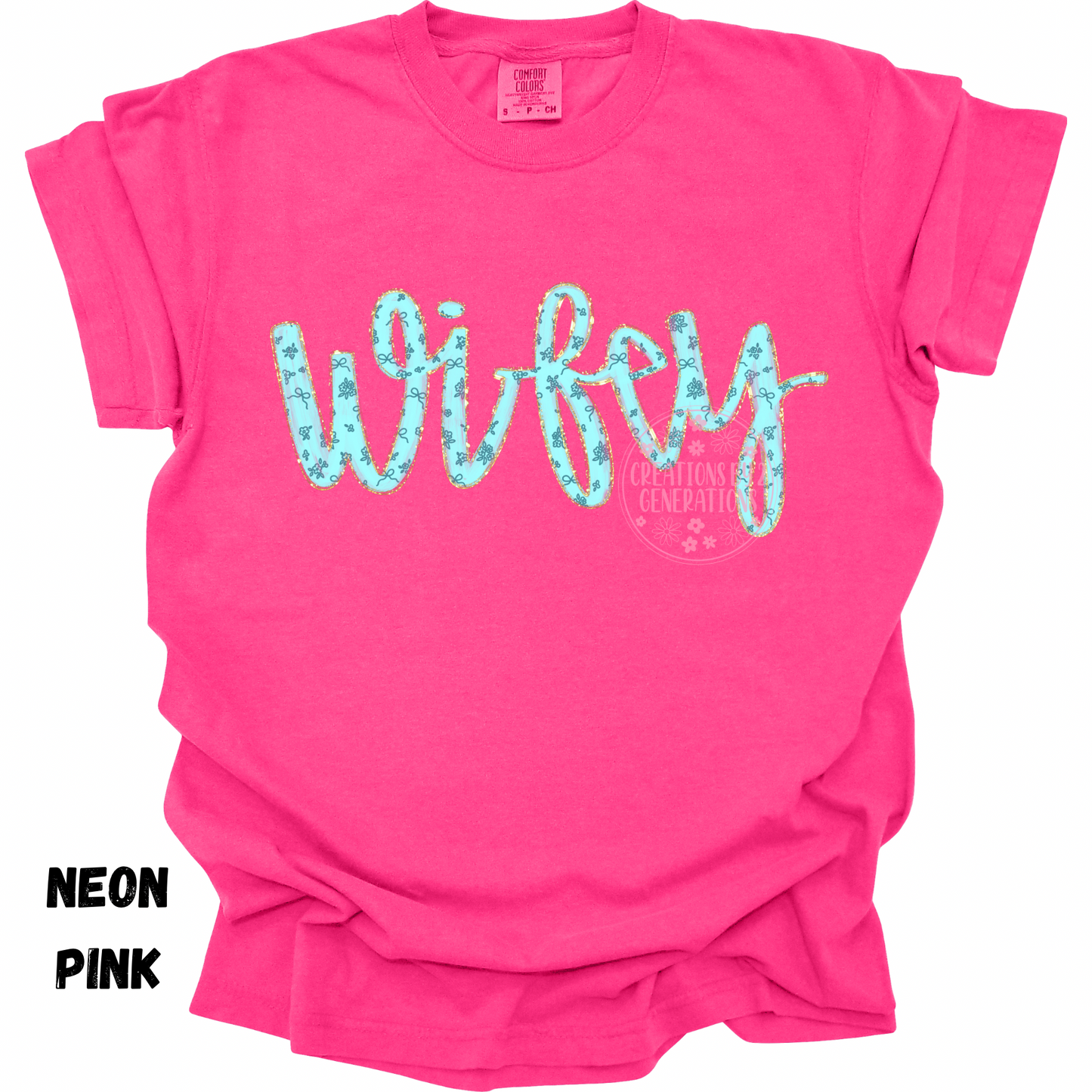 WIFEY BLUE CURSIVE PREORDER