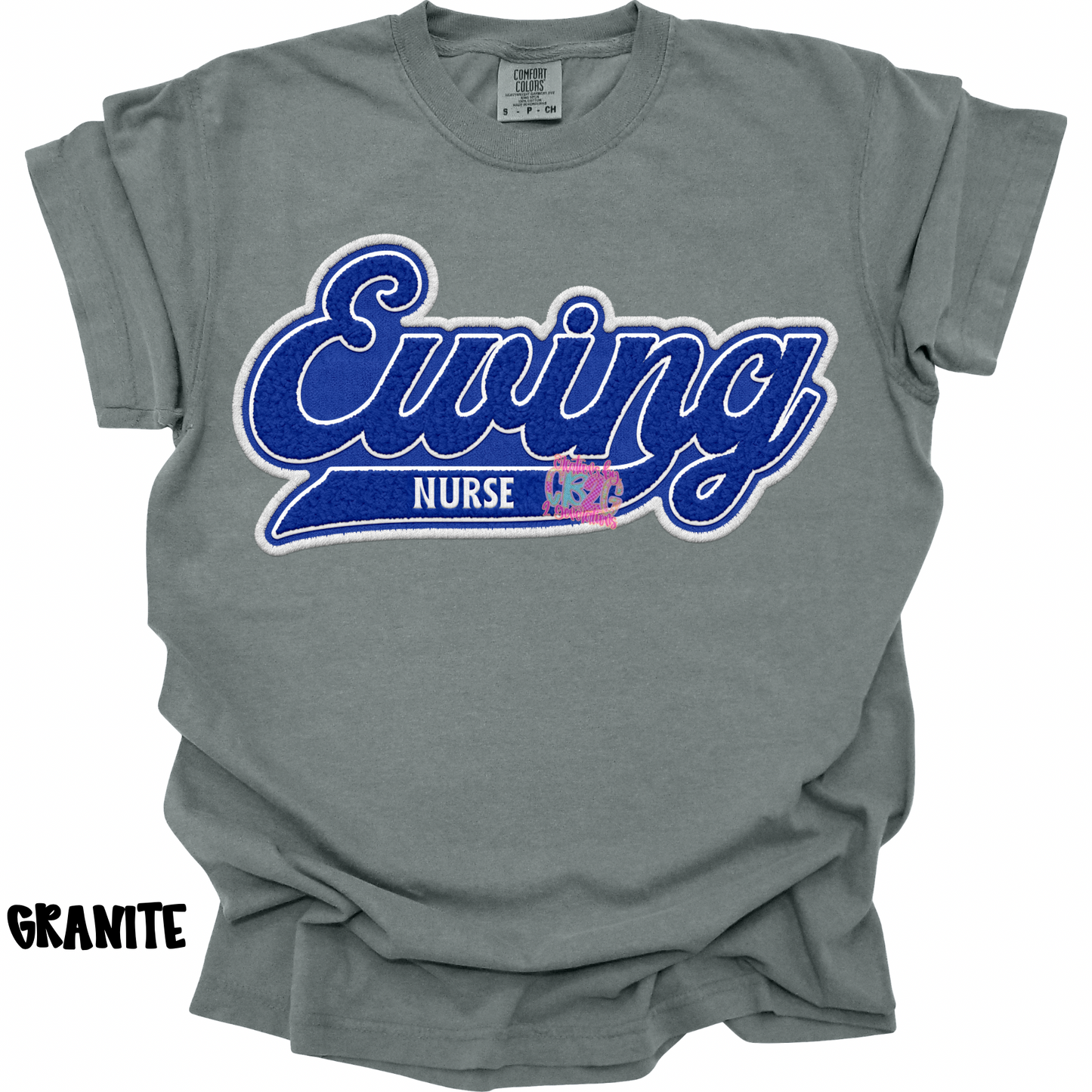 EWING NURSE FAUX EMBROIDERY PREORDER