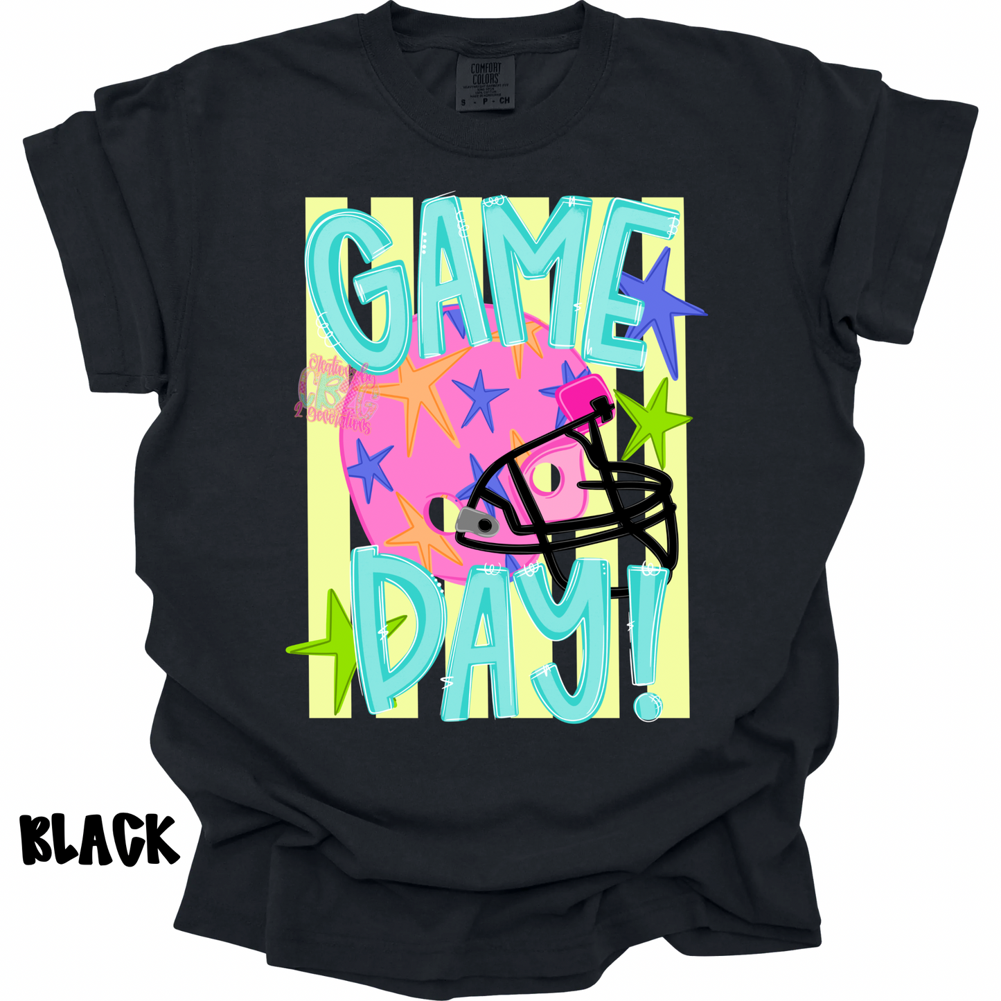 GAME DAY PINK HELMET WITH STRIPES COLORFUL PREORDER