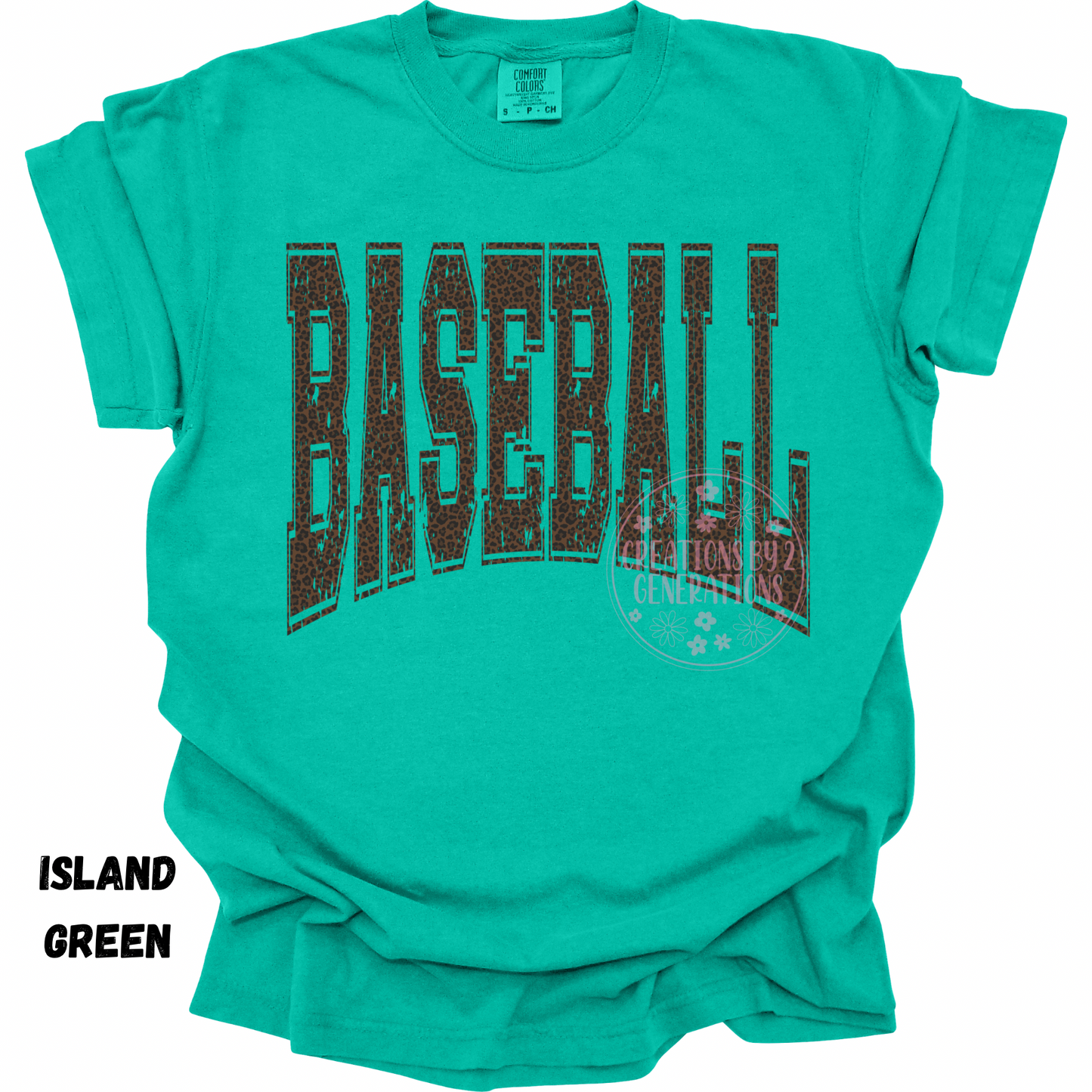 BASEBALL DISTRESSED LEOPARD PREORDER