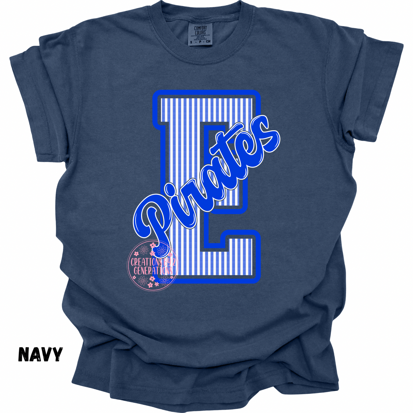 E PIRATES BLUE/WHITE STRIPES PREORDER (YOUTH)