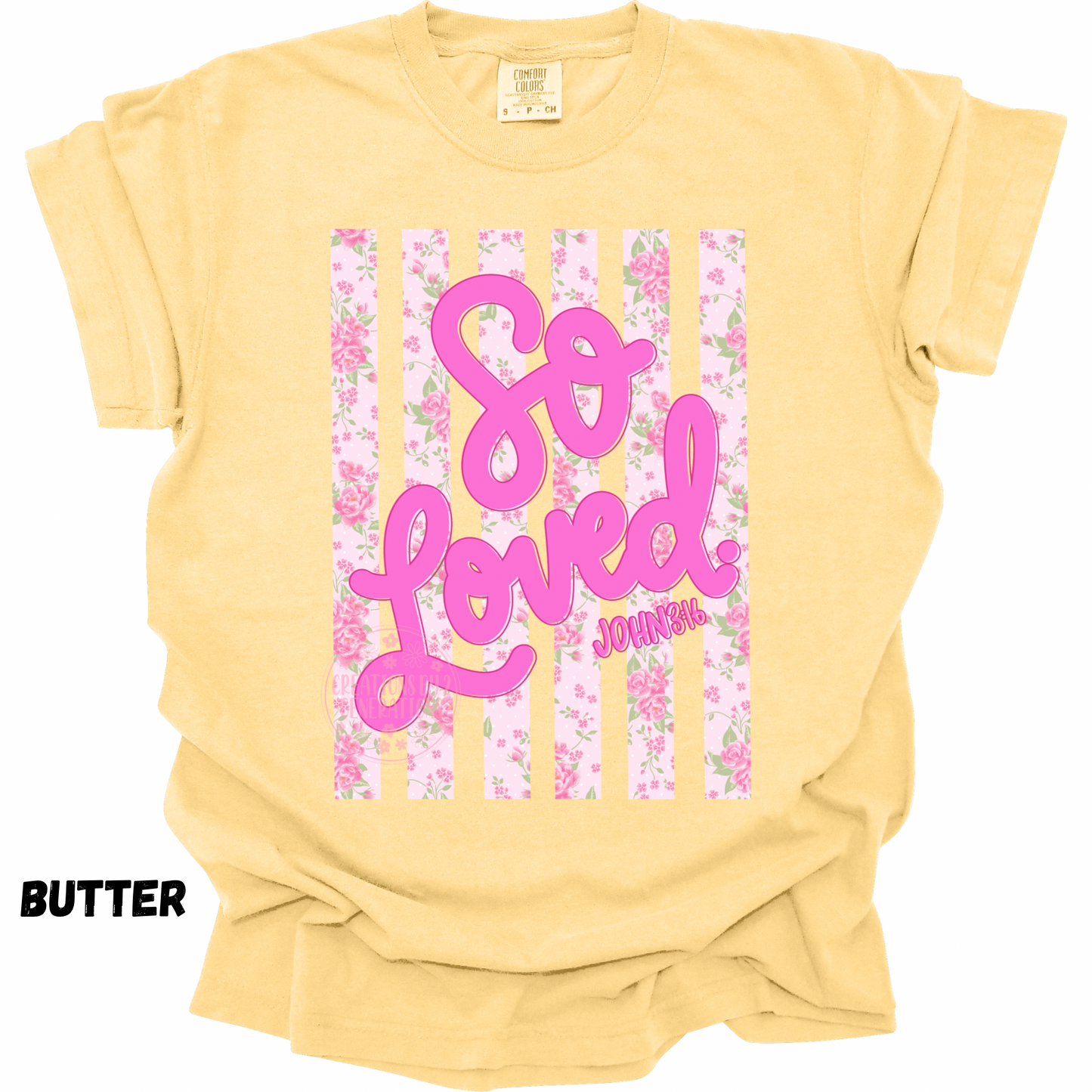 SO LOVED 3:16 PINK CURSIVE PREORDER