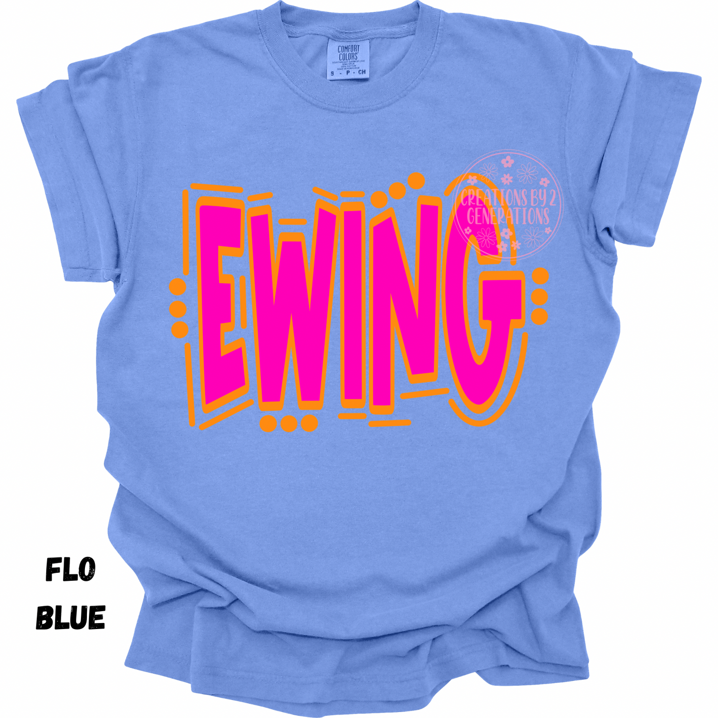 EWING PINK & ORANGE DOODLE PREORDER