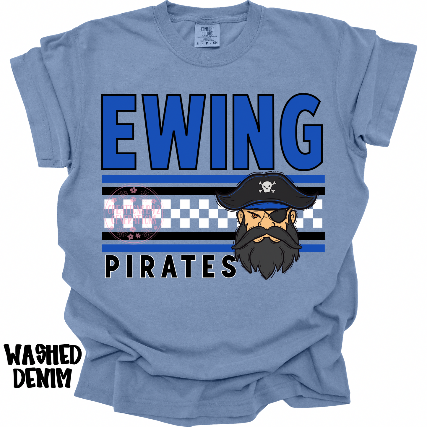 EWING PIRATES WITH WHITE CHECKERED PREORDER