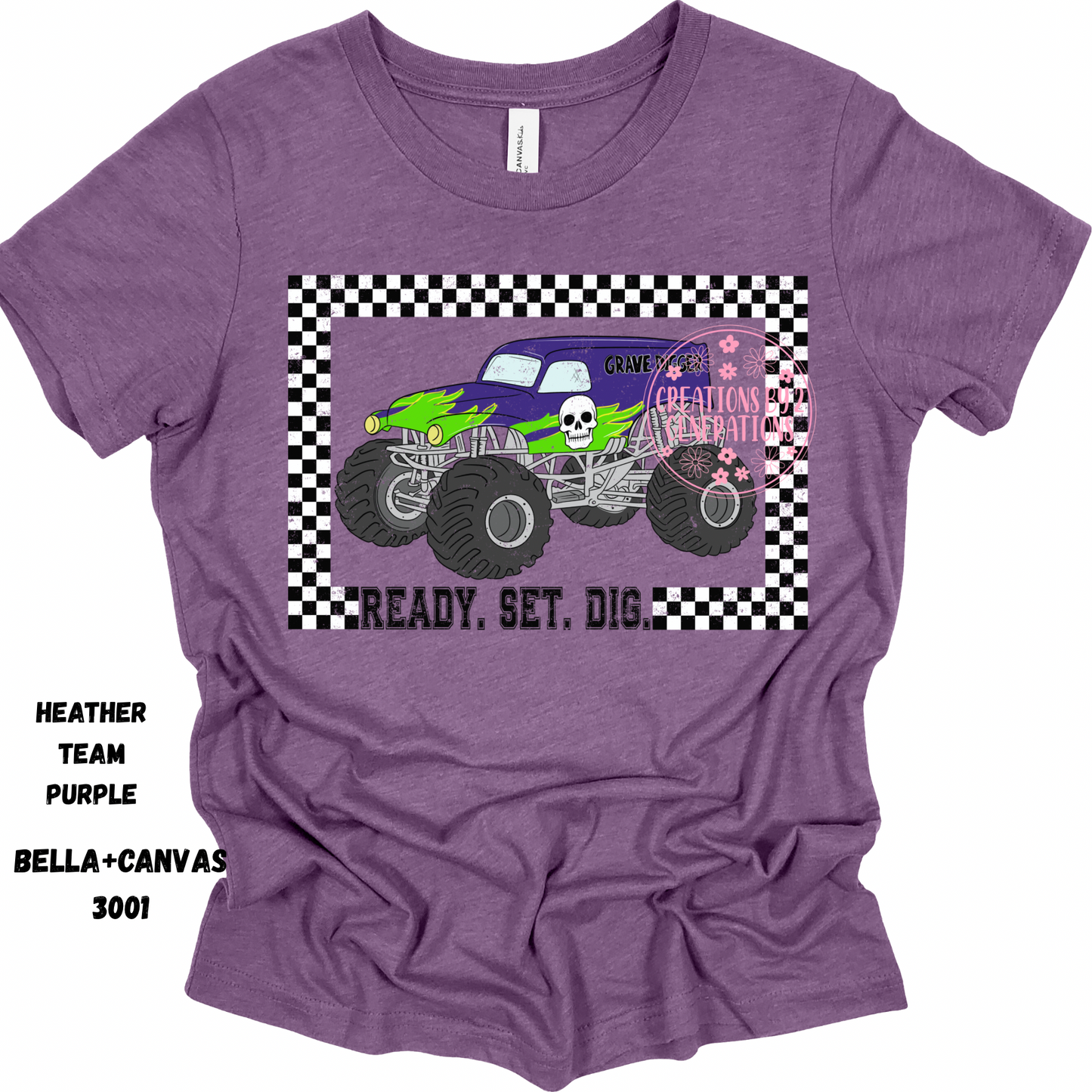 READY SET DIG BELLA+CANVAS (TODDLER/YOUTH)