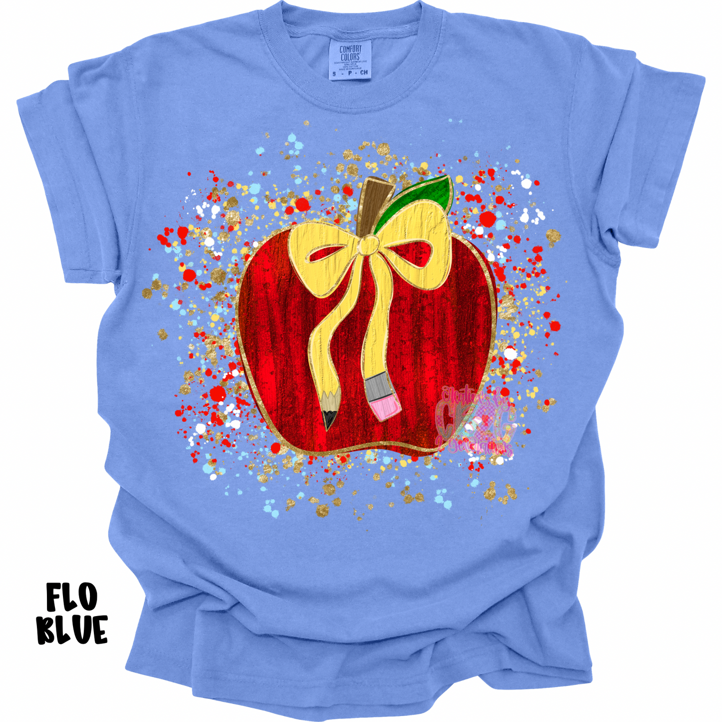 APPLE FAUX TEXTURED SPLATTER PREORDER