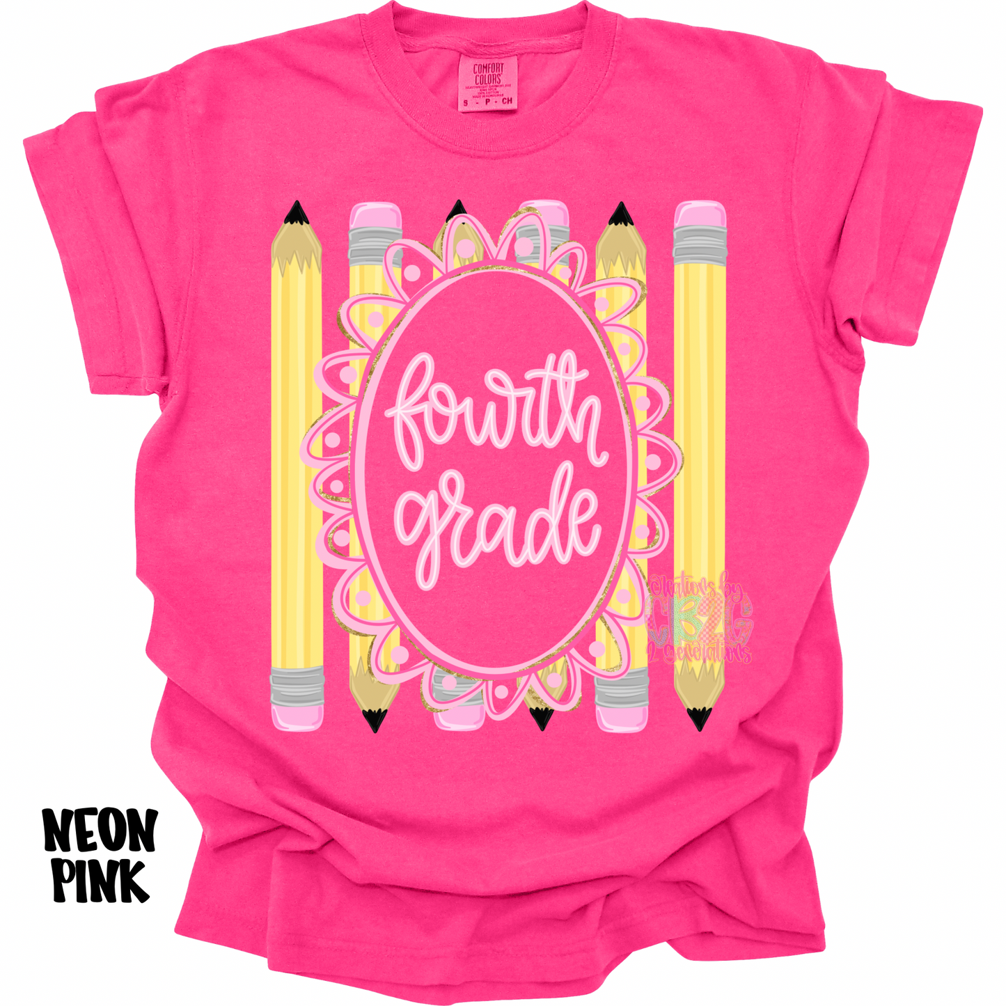 FOURTH GRADE WITH FRAME & PENCILS PREORDER (YOUTH)