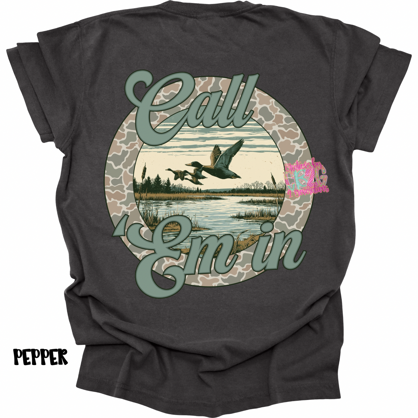 CALL ‘EM IN CAMO CIRCLE WITH FRONT POCKET DESIGN PREORDER
