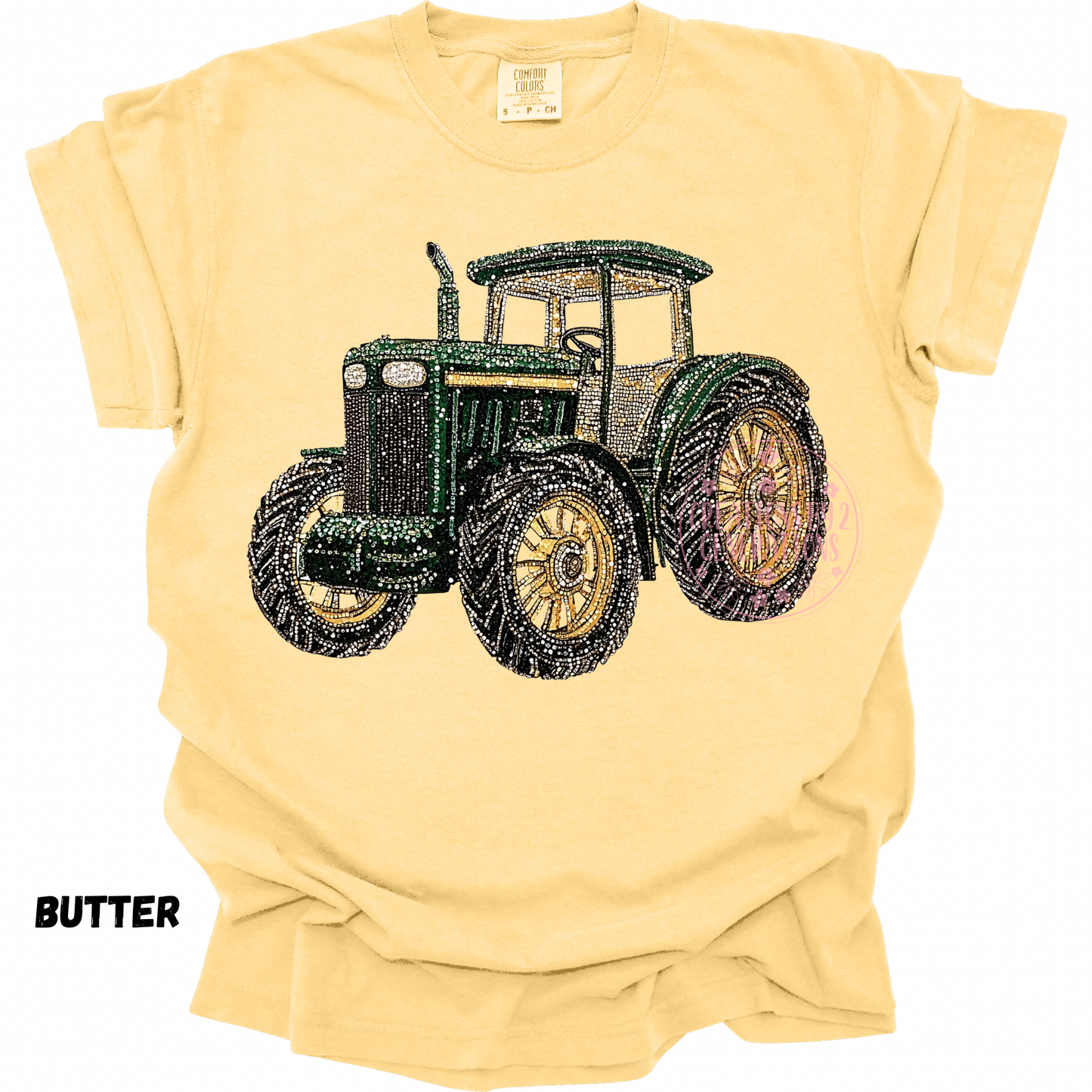 TRACTOR FAUX RHINESTONES