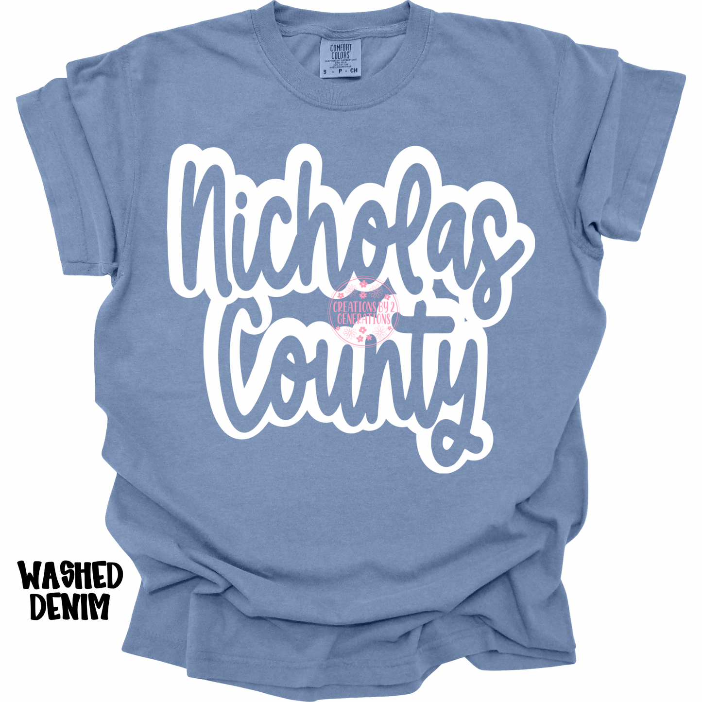 NICHOLAS COUNTY WHITE OUTLINE PREORDER