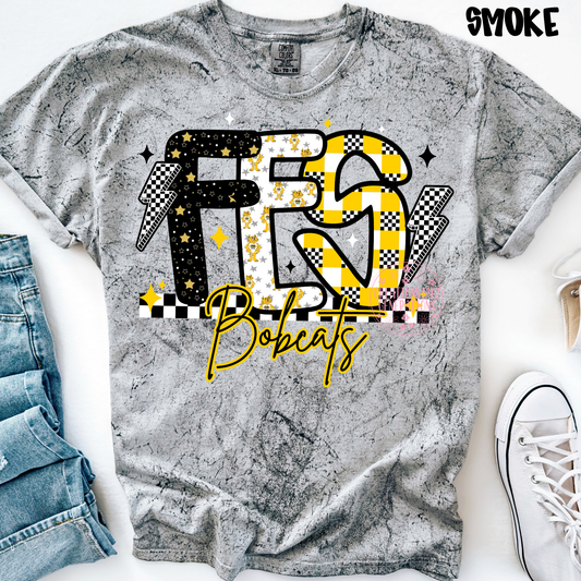 FES BOBCATS CHECKERED WITH LIGHTENING BOLTS PREORDER (YOUTH)