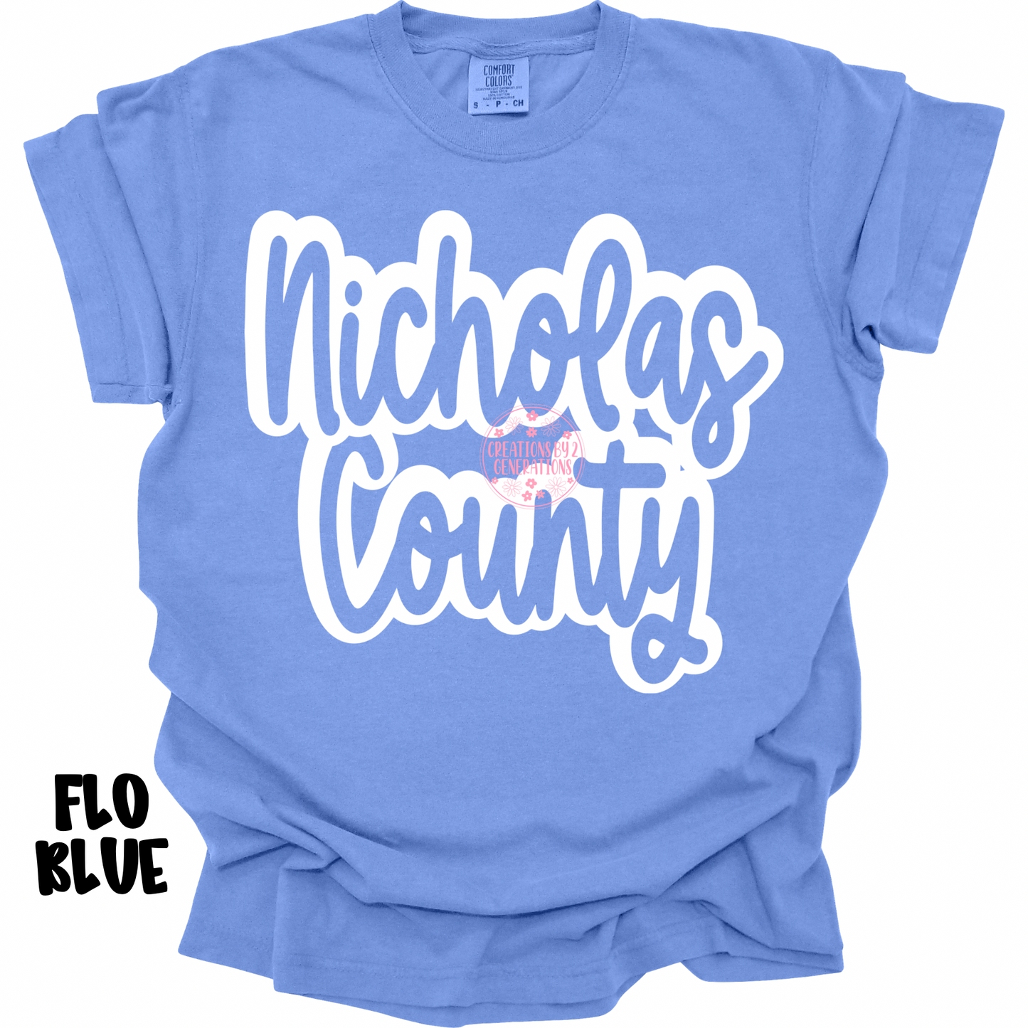 NICHOLAS COUNTY WHITE OUTLINE PREORDER