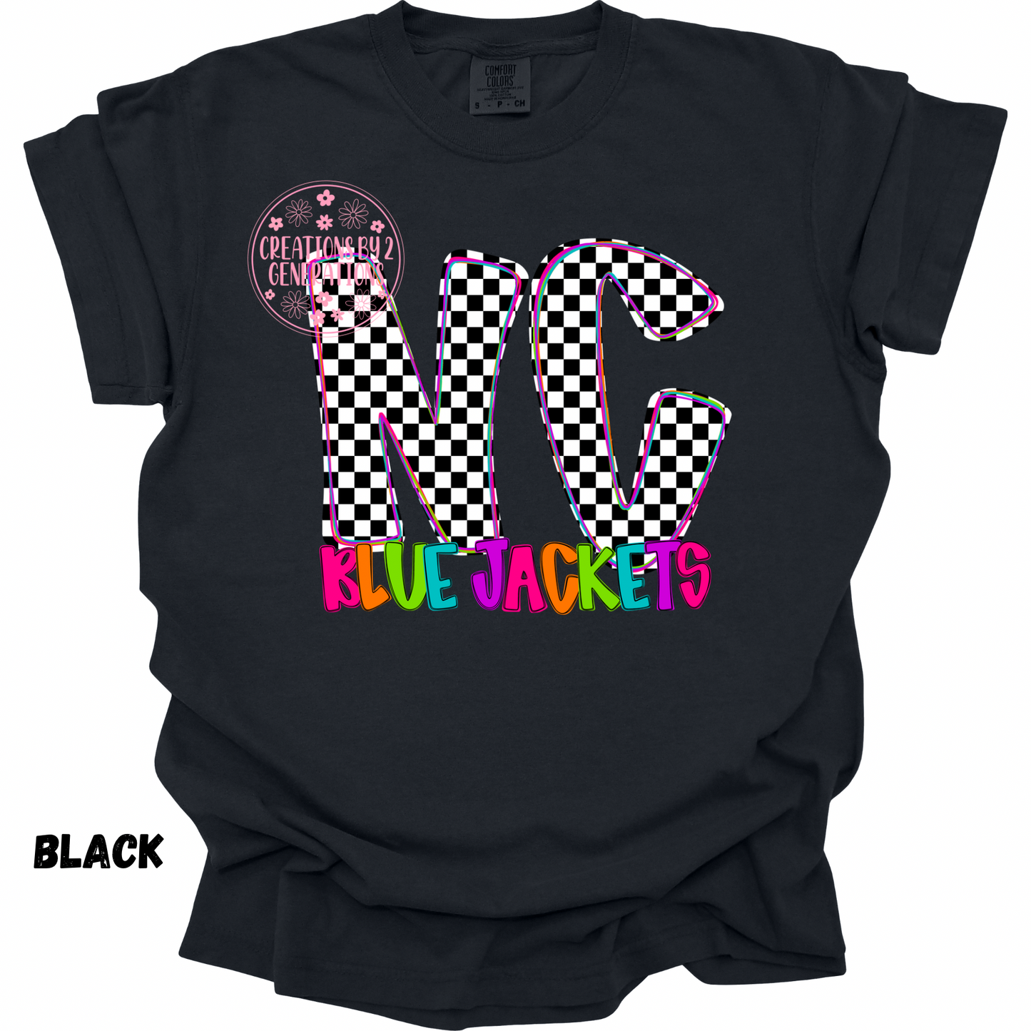 NC BLUE JACKETS COLORFUL & CHECKERED PREORDER