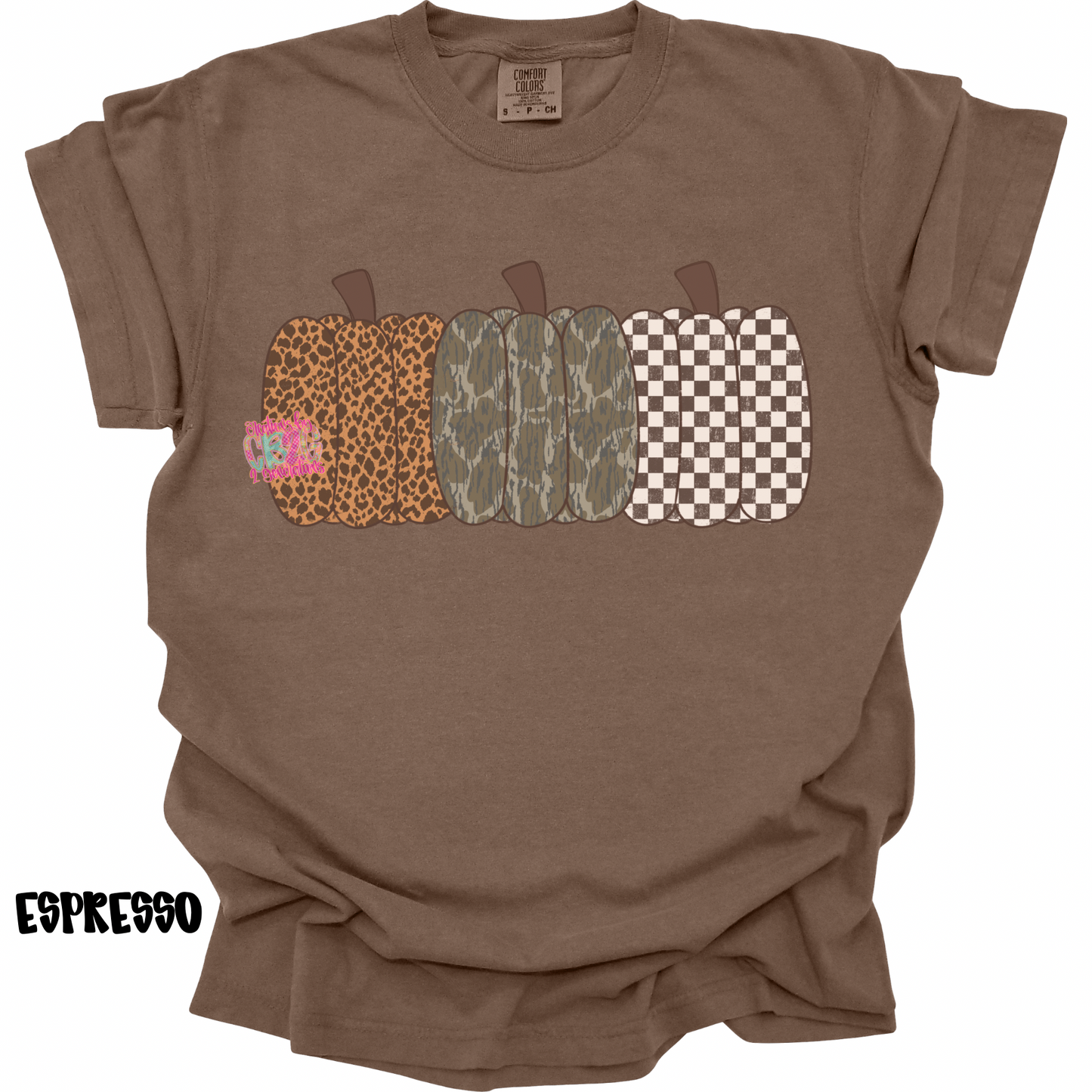 3 PATTERNED PUMPKINS CAMO/CHECKERED PREORDER