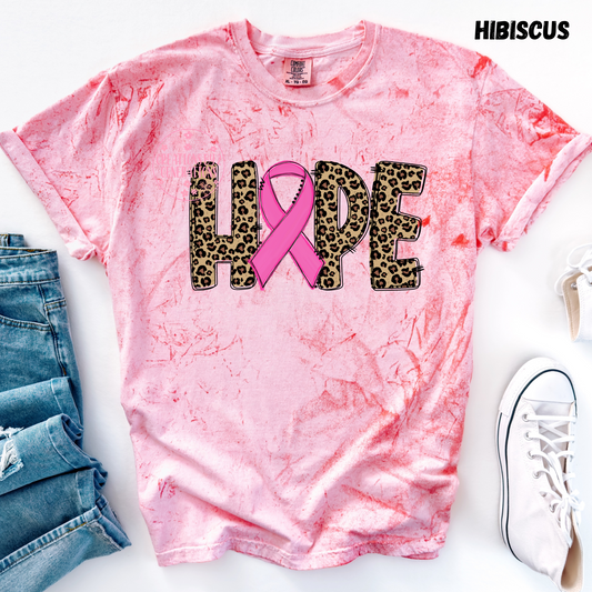 HOPE WITH BREAST CANCER RIBBON PRINT