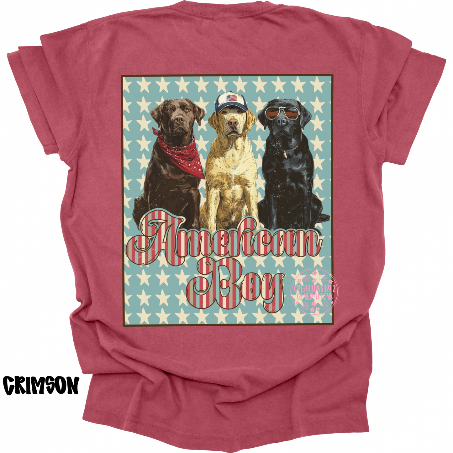 AMERICAN BOY 3 DOGS WITH FRONT POCKET DESIGN PREORDER (YOUTH)