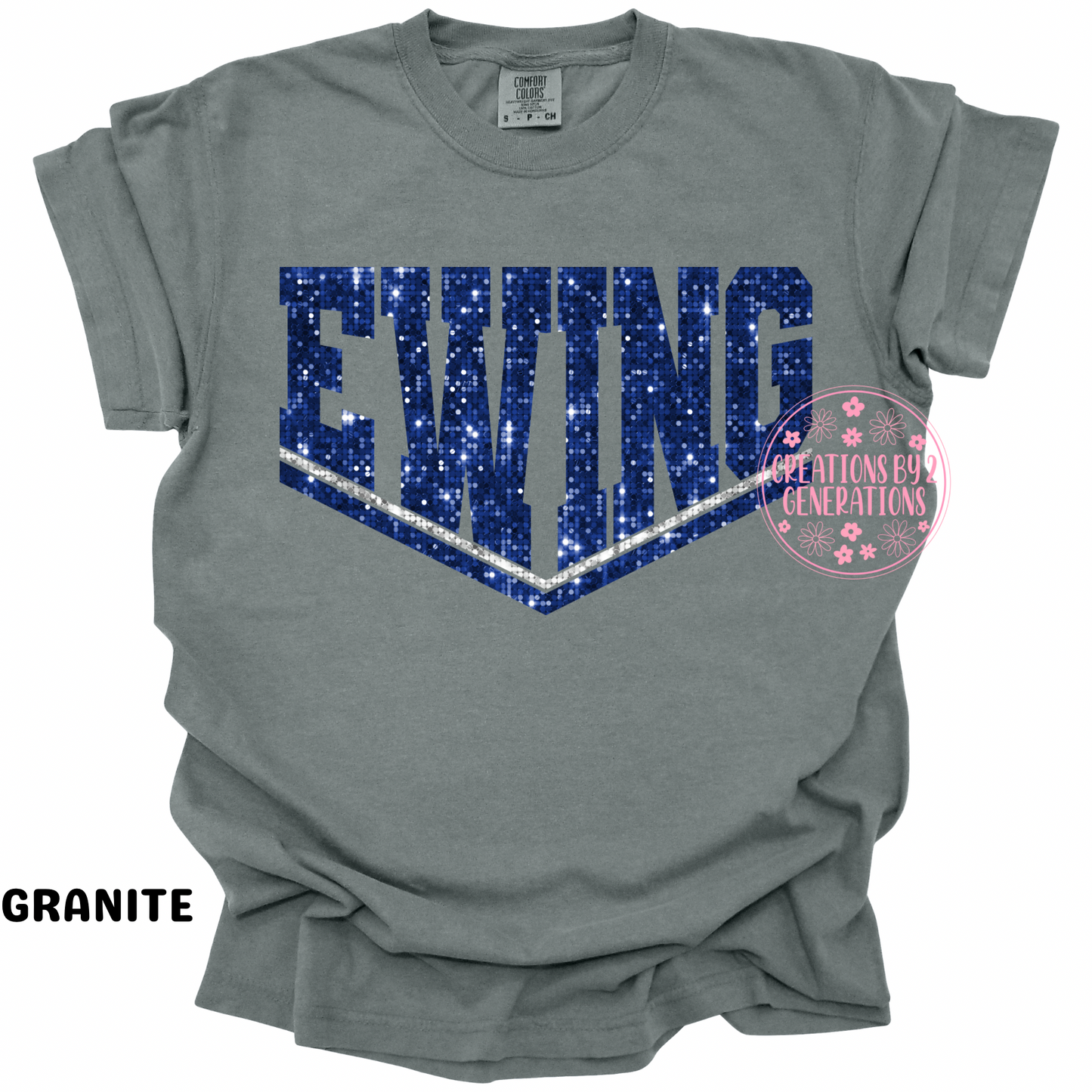 EWING FAUX SEQUINS YOUTH PRINT
