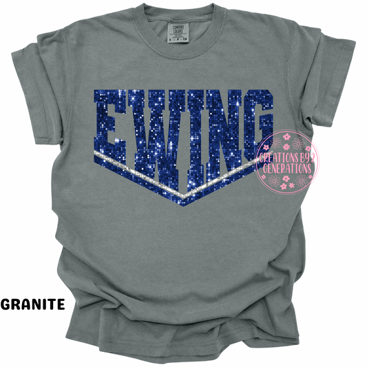 EWING FAUX SEQUINS YOUTH PRINT