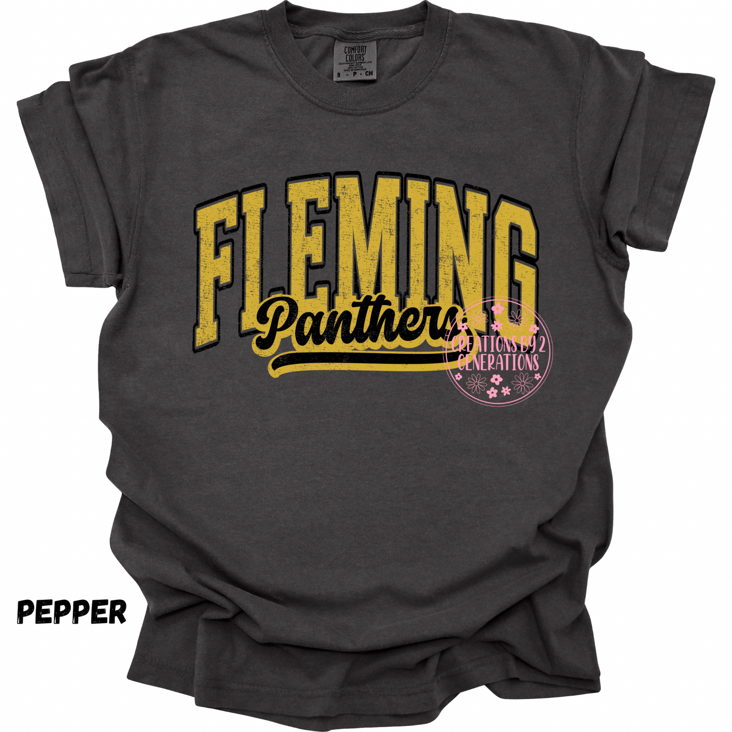FLEMING PANTHERS DISTRESSED