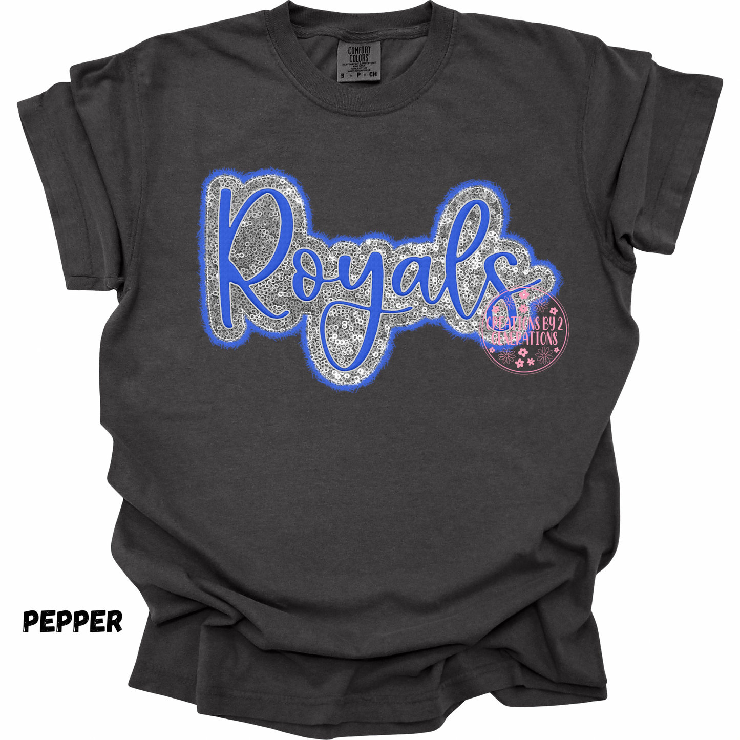 ROYALS CURSIVE FAUX SEQUINS PREORDER