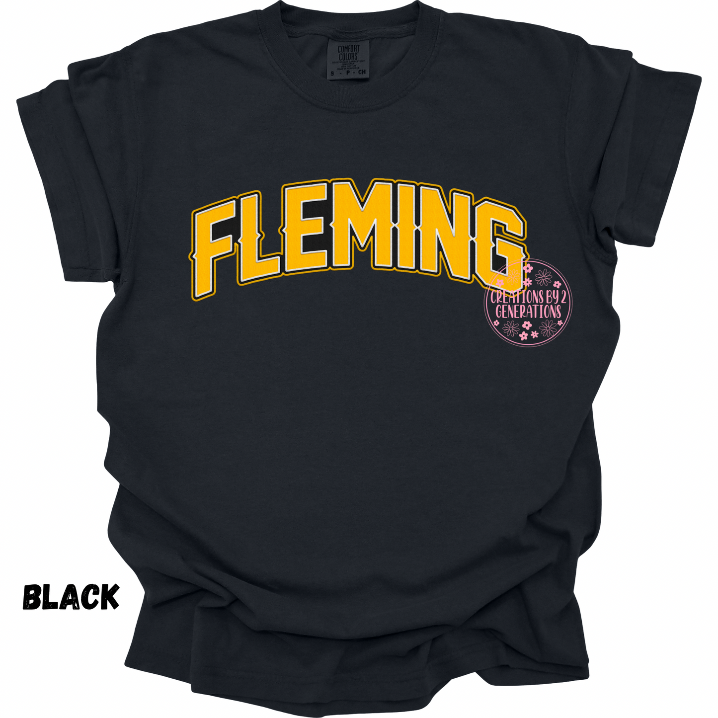 FLEMING FAUX EMBROIDERY ARCH PRINT (YOUTH)