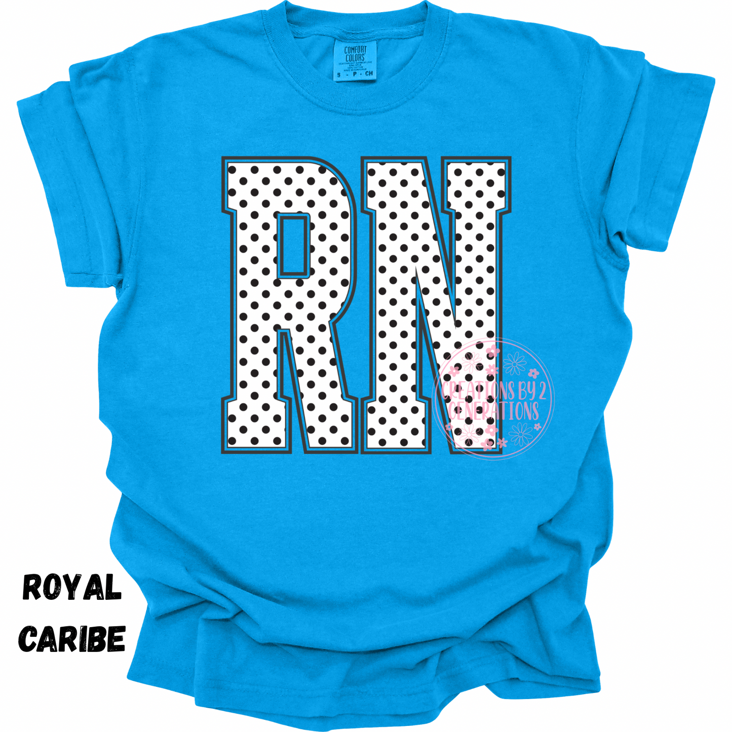 RN WHITE WITH BLACK DOTS PREORDER