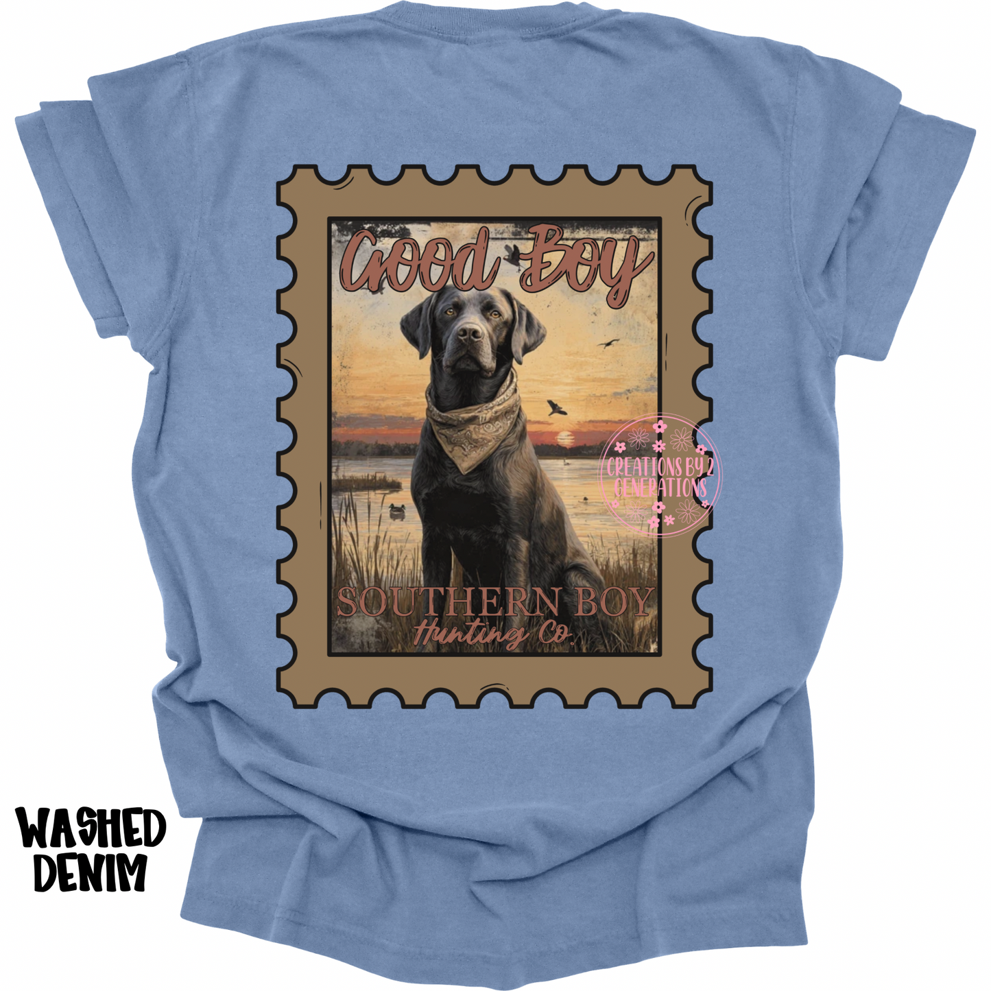 SOUTHERN BOY HUNTING CO GOOD BOY DOG 2 WITH FRONT POCKET DESIGN PREORDER (YOUTH)