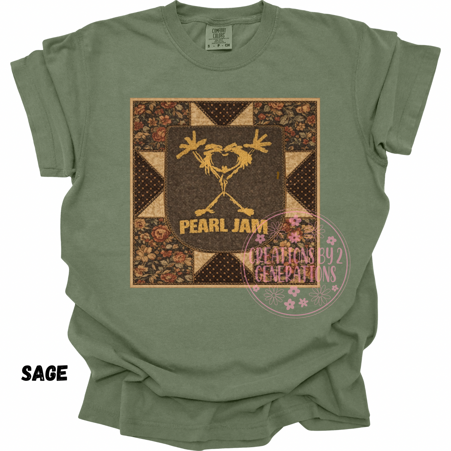 PE@RL J@M QUILT SQUARE